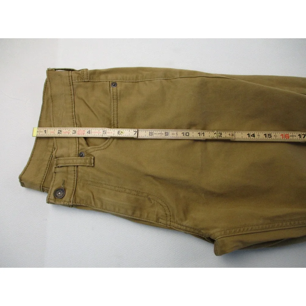 Levi's 541 Athletic Taper Pants Mens 32x34 Tan Khaki Stretch Utility Workwear